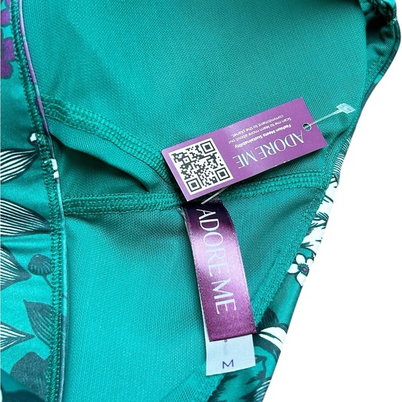 Adore Me Lotus Low Support Ruched Bra Lined Size Medium NWT - Picture 7 of 9